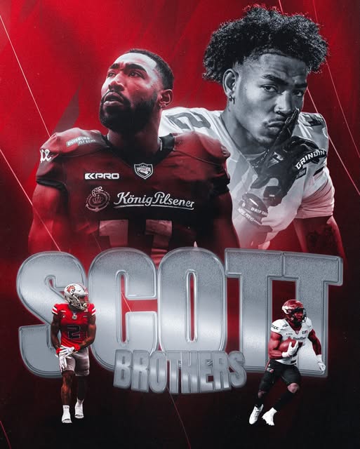 Desean Scott und Jonathan Scott im Trikot von Rhein Fire